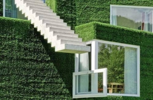 Sân cỏ trên những mảng tường nhà, tại sao không? Sân cỏ trên những mảng tường nhà, tại sao không?