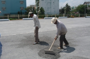 Quy trình thực hiện thi công sân cỏ nhân tạo Quy trình thực hiện thi công sân cỏ nhân tạo