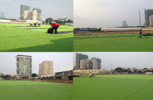 Thời gian thi công sân cỏ nhân tạo mất bao lâu? Thời gian thi công sân cỏ nhân tạo mất bao lâu?