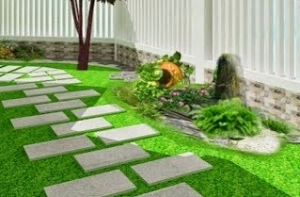 Thảm cỏ nhân tạo trang trí sân vườn giá rẻ Thảm cỏ nhân tạo trang trí sân vườn giá rẻ
