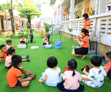 Cỏ nhân tạo lót sân trường VNG-30C3 Cỏ nhân tạo lót sân trường VNG-30C3