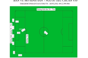 Kích thước sân bóng cỏ nhân tạo 7 người như thế nào? Kích thước sân bóng cỏ nhân tạo 7 người như thế nào?