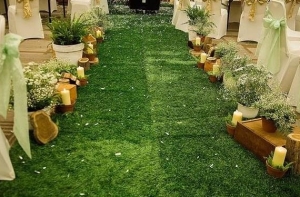 Ứng dụng cỏ nhân tạo trang trí hội nghị, sự kiện hiện nay Ứng dụng cỏ nhân tạo trang trí hội nghị, sự kiện hiện nay