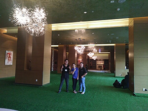 Thi công sân cỏ nhân tạo khách sạn Intercontinental Q1
