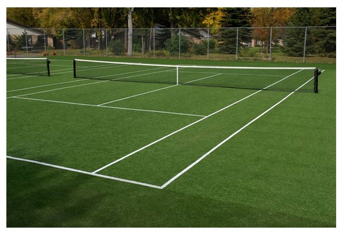 Cỏ nhân tạo sân tennis mang lại nhiều ưu điểm tuyệt vời